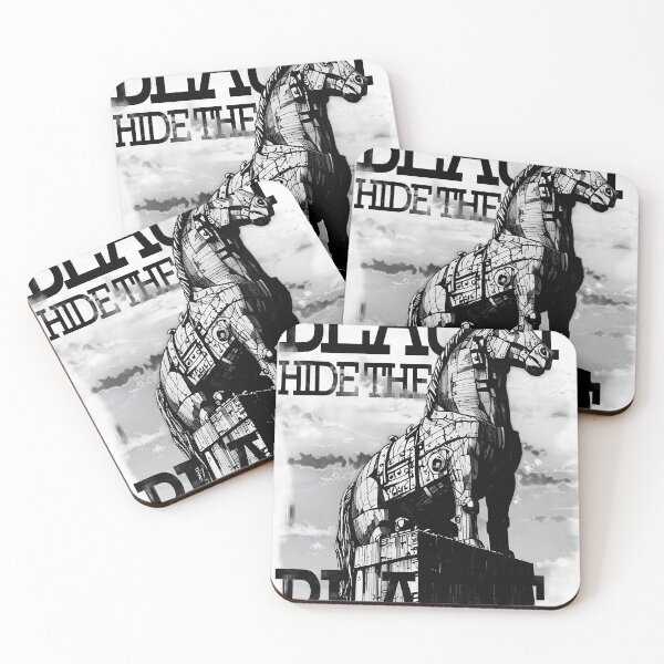 Item preview, Trojan Horse - Beauty Hides the Blade | Mythical Warning Art designed and sold by KeyCdesign.
