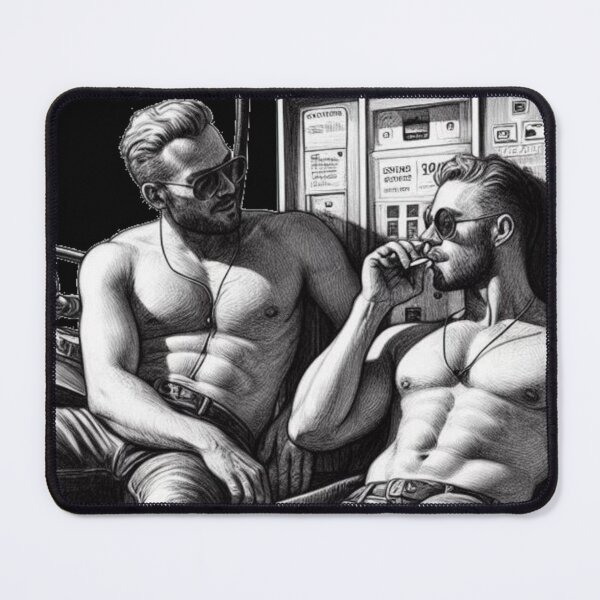 Item preview, Tom of Finland Tribute - Road Trip Gay Berlin Leather Biker Leder Pride Graphic Design designed and sold by ItsAKinkThing.