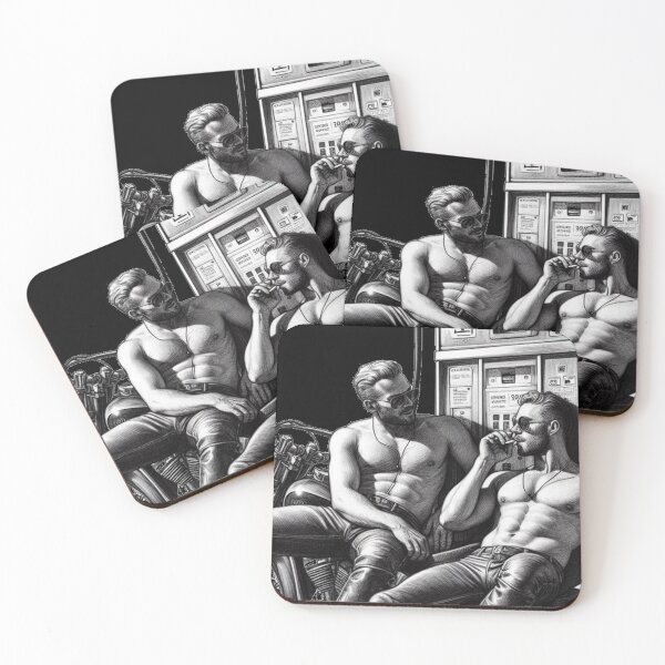 Item preview, Tom of Finland Tribute - Road Trip Gay Berlin Leather Biker Leder Pride Graphic Design designed and sold by ItsAKinkThing.