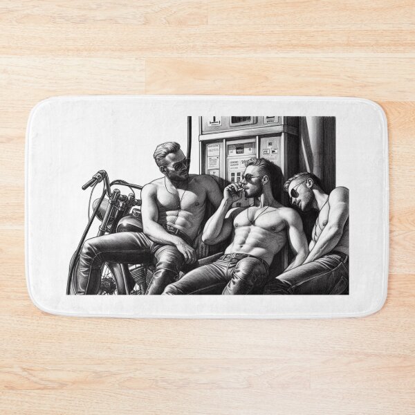 Item preview, Tom of Finland Tribute - Road Trip Gay Berlin Leather Biker Leder Pride Graphic Design designed and sold by ItsAKinkThing.