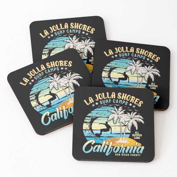 Item preview, La Jolla Shores Surf Camp Surfing San Diego County California designed and sold by eclecTEEq.