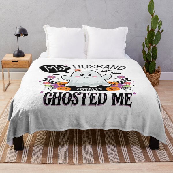 Item preview, My Husband Totally Ghosted Me - The perfect gift for people with a sense of humor who love Halloween accents and funny wordplay. designed and sold by ZyziowskyArt.