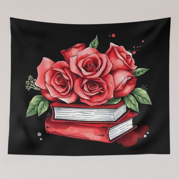 Item preview, Book and Flower designed and sold by GraphicsClub.