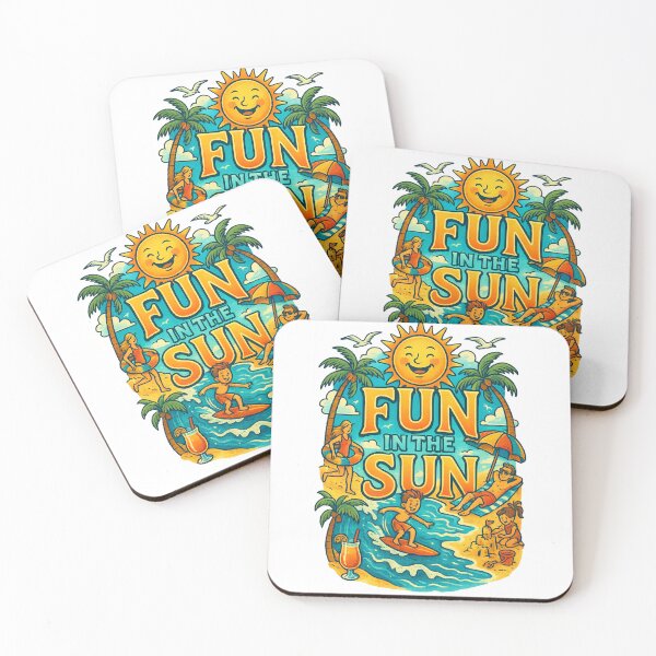 Item preview, Fun in the Sun – Retro Beach Vibes T-Shirt designed and sold by Tender Flower Clothing.