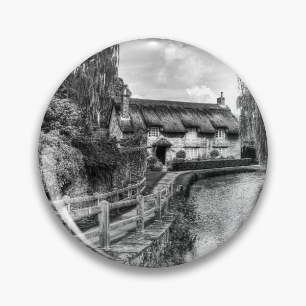 Item preview, Thornton Le Dale Thatched Cottage, Yorkshire, England, Black And White designed and sold by Paul Thompson Photography.