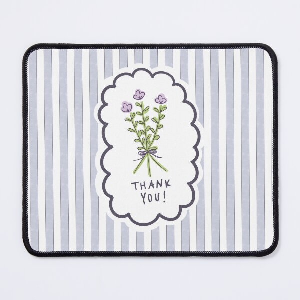 Item preview, Lavender Bouquet Thank You Card designed and sold by moonna designs.