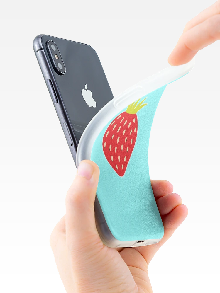 Thumbnail 4 of 5, iPhone Case, STRAWBERRY! designed and sold by MathisDesigns.