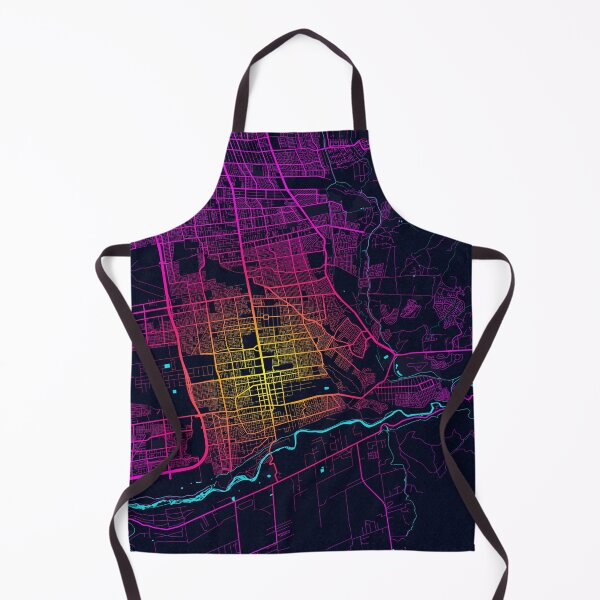 Item preview, Puente Alto City Map Chile - Neon designed and sold by deMAP.