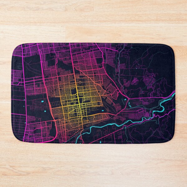 Item preview, Puente Alto City Map Chile - Neon designed and sold by deMAP.