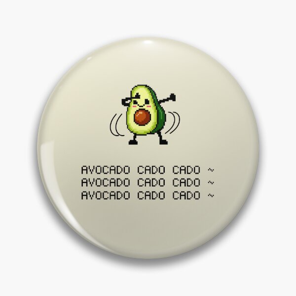 Item preview, Dancing Pixel Avocado designed and sold by Pawandkin.