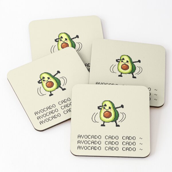 Item preview, Dancing Pixel Avocado designed and sold by Pawandkin.
