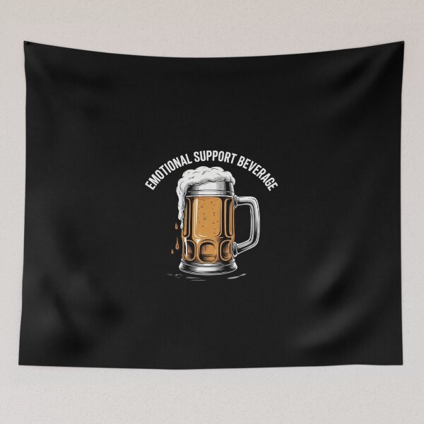 Item preview, Emotional Support Beer Brew Lovers Men Women Drinking Funny designed and sold by KarstenNoanra.