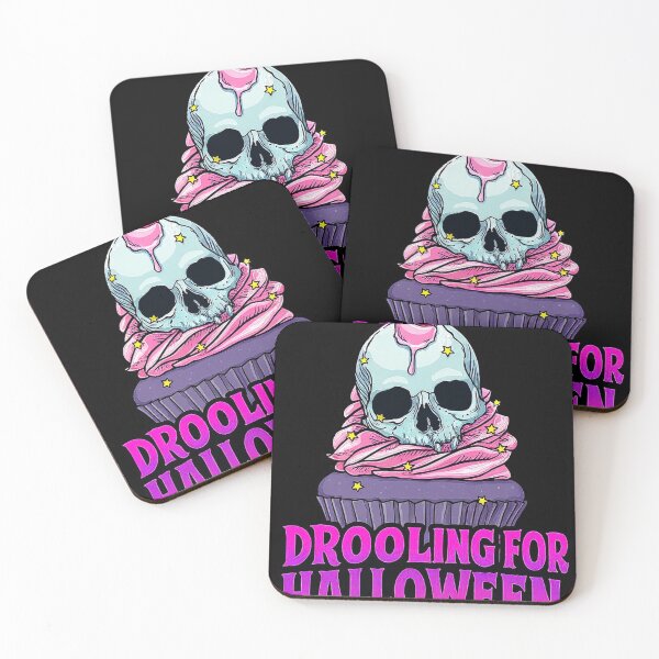 Item preview, Sweet & Spooky Gothic Treats | Drooling for Halloween | Gothic Skull Cupcake  designed and sold by EnchantedDesigns .