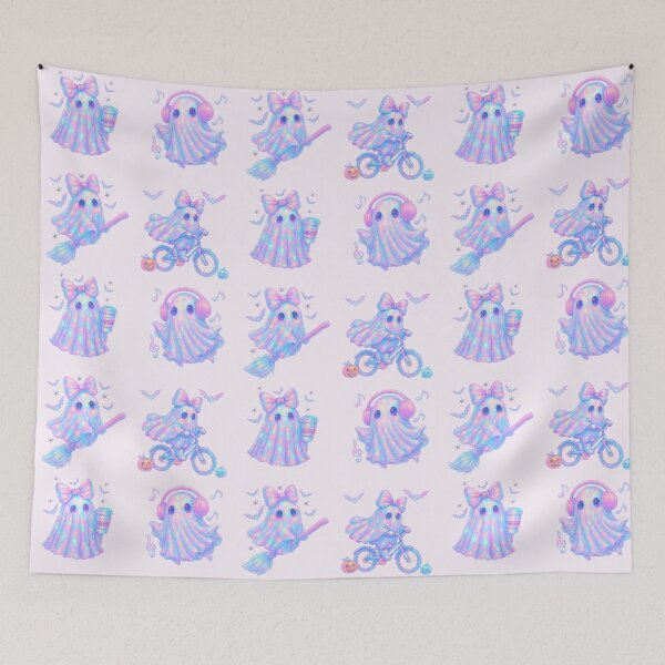 Item preview, Cute glowing coquette ghosts pack-pastel  designed and sold by FatBirdie.