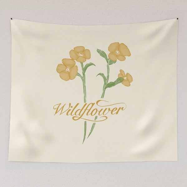 Artikelvorschau, Referenz zum Song „Yellow Wildflower“ (Billie Eilish) entworfen und verkauft von moonna designs.