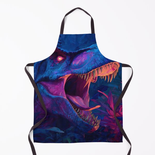 Item preview, Retro Synthwave Jungle T-Rex Rampage designed and sold by legendaryskins.