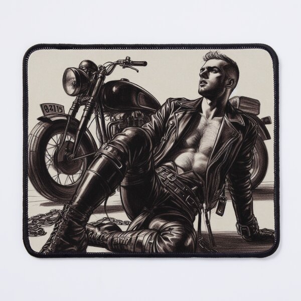 Artikelvorschau, Vintage Gay Berlin Leder Biker Leder Pride Grafikdesign entworfen und verkauft von ItsAKinkThing.