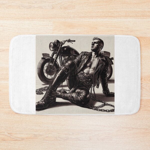 Artikelvorschau, Vintage Gay Berlin Leder Biker Leder Pride Grafikdesign entworfen und verkauft von ItsAKinkThing.