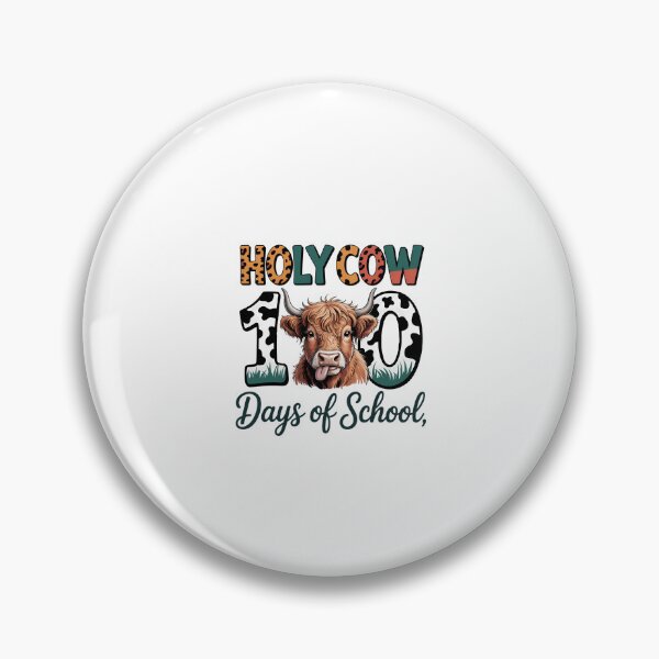 Item preview, Holy Cow 100 Days Of School 100th Day Teacher designed and sold by KarstenNoanra.