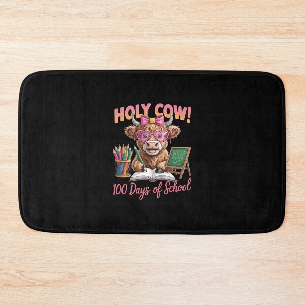 Item preview, Holy Cow 100 Days Of School Cute Highland Cow designed and sold by KarstenNoanra.