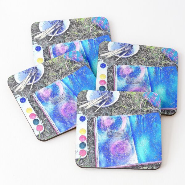 Item preview, Creative Burst in the Grass – Artist’s Open Journal with Cosmic Colors designed and sold by NatureChampion.