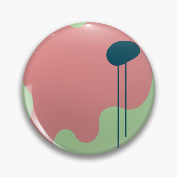 Item preview, Abstract fluid melting spot in dark pink and emerald green designed and sold by strokes and splashes.