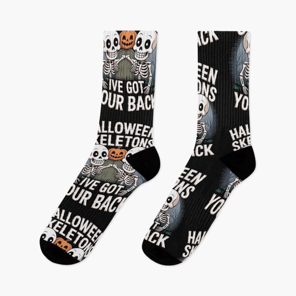 Item preview, "I've Got Your Back" Skeleton Halloween T-shir designed and sold by MIMSCorneR.