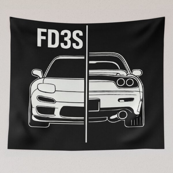 Item preview, RX7 FD3S Split View – Rotary Street Legend designed and sold by CarismaPrints.
