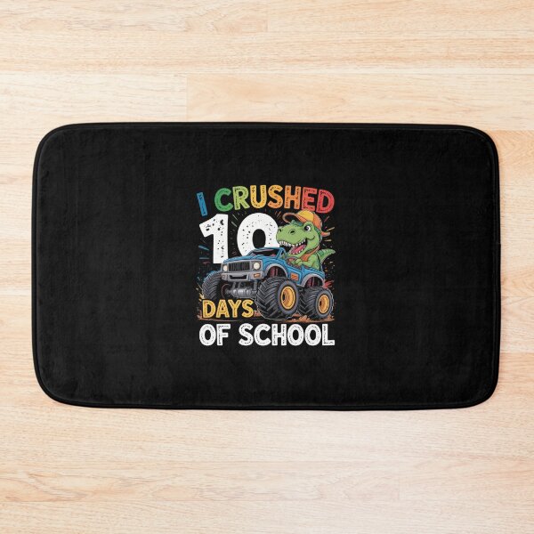 Item preview, I Crushed 100 Days of School Monster Truck Dinosaur designed and sold by KarstenNoanra.