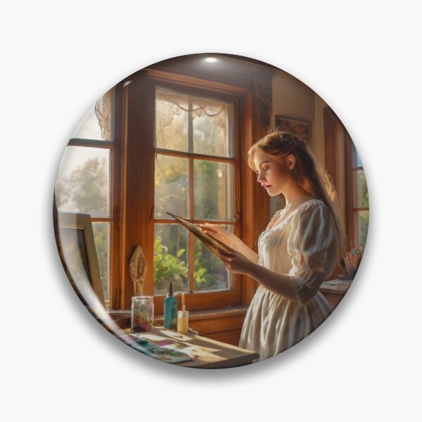 Item preview, Victorian Woman’s Art Studio: A Quiet Morning of Painting designed and sold by BlareBlare.