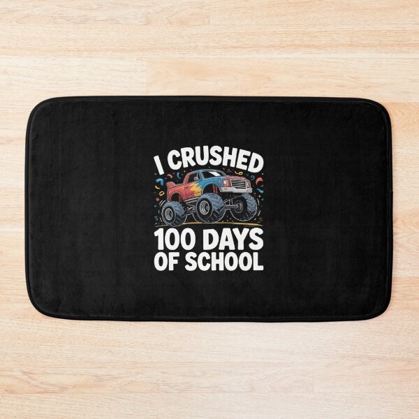Item preview, I Crushed 100 Days of School Monster Truck designed and sold by KarstenNoanra.