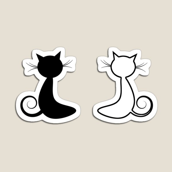Item preview, Schwarze und weiße Katze designed and sold by Sasas Photography.