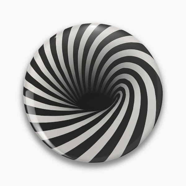 Item preview, Mesmerizing Black & White Spiral Optical Illusion Pattern designed and sold by AnTartstudios.