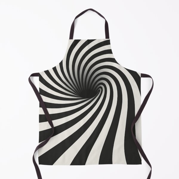 Item preview, Mesmerizing Black & White Spiral Optical Illusion Pattern designed and sold by AnTartstudios.
