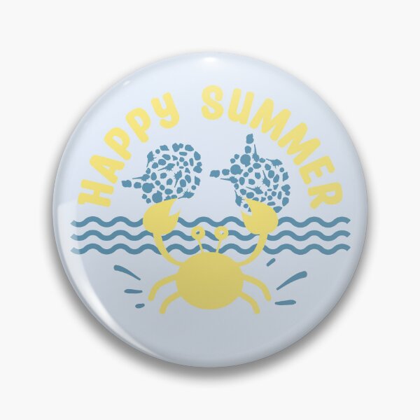 Item preview, Happy Summer - cute beach theme with fishes and crab designed and sold by mariya-ivanova.