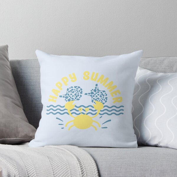 Item preview, Happy Summer - cute beach theme with fishes and crab designed and sold by mariya-ivanova.