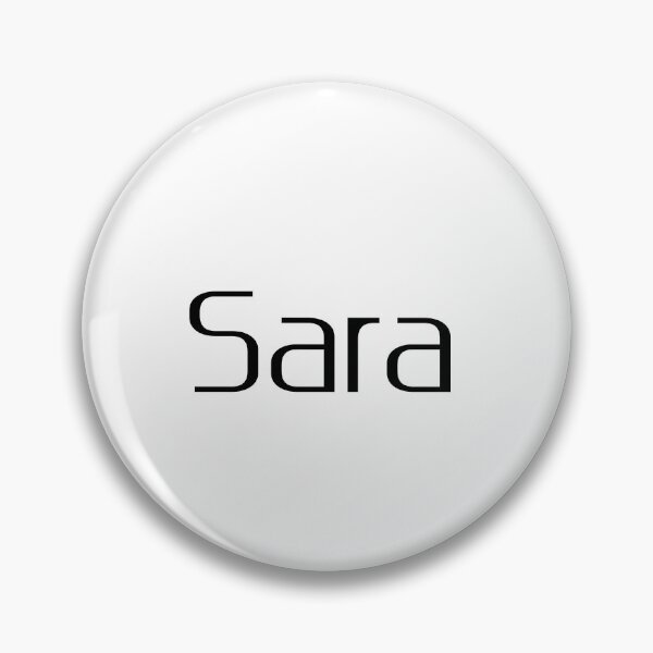 Item preview, Sara – Bold Arabic Name in Black Cartoon Font for Light Shirts designed and sold by Simplty.
