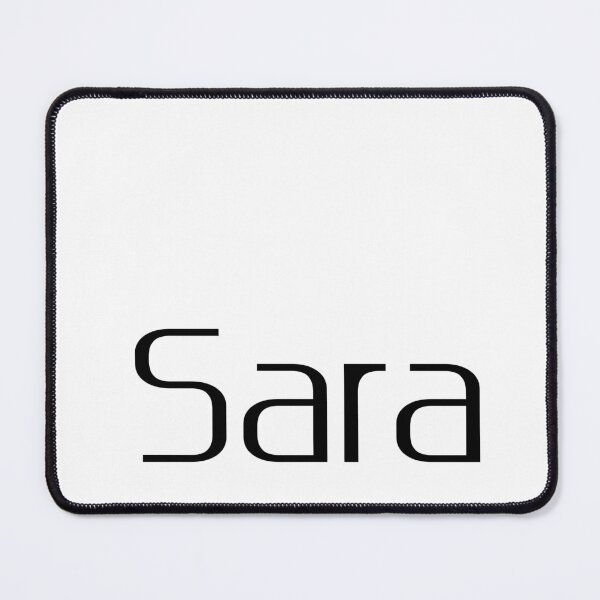 Item preview, Sara – Bold Arabic Name in Black Cartoon Font for Light Shirts designed and sold by Simplty.