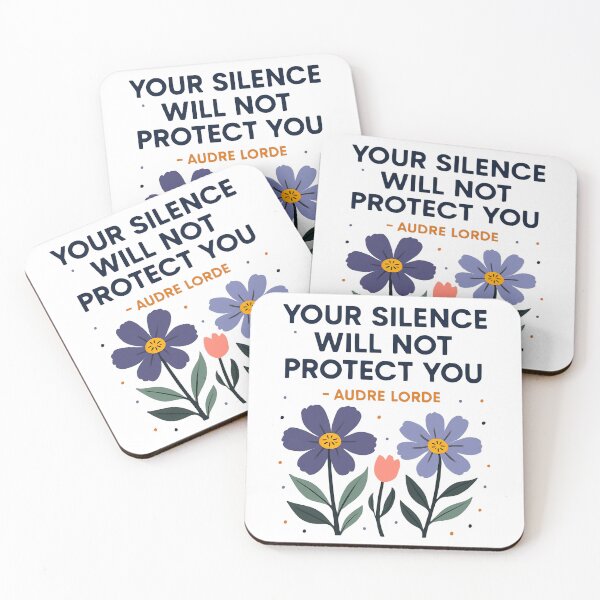Item preview, Your silence will not protect you - Audre Lorde - Inspirational saying  designed and sold by SkeletonsDanger.