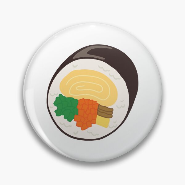 Item preview, Korean street food Kimbap, K-food designed and sold by GennyOnThePaper.