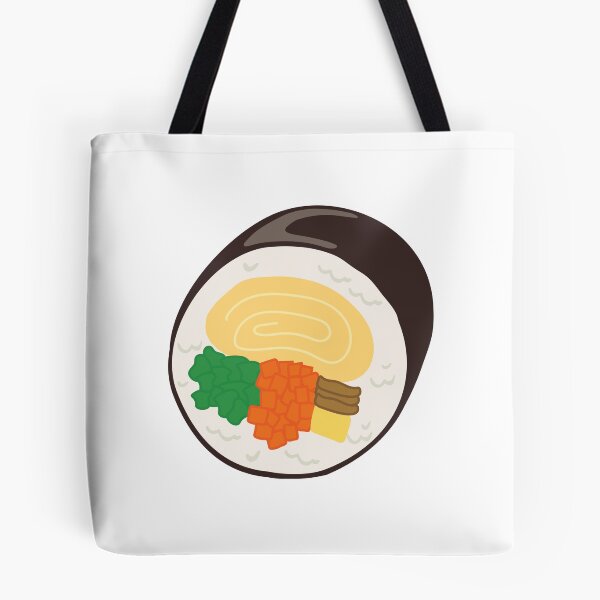 Item preview, Korean street food Kimbap, K-food designed and sold by GennyOnThePaper.