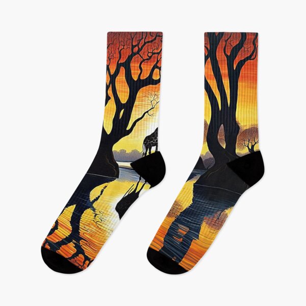 Item preview, The Silhouetted Giraffe designed and sold by George Hutton Hunter.