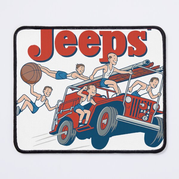 Artikelvorschau, Toledo Jeeps Throwback-Basketball-Logo entworfen und verkauft von Cloud420.
