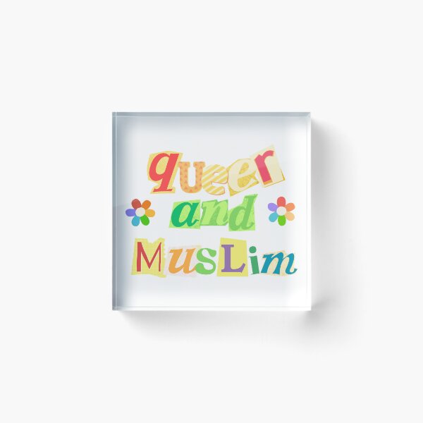 Item preview, Queer and Muslim designed and sold by Thriladien.