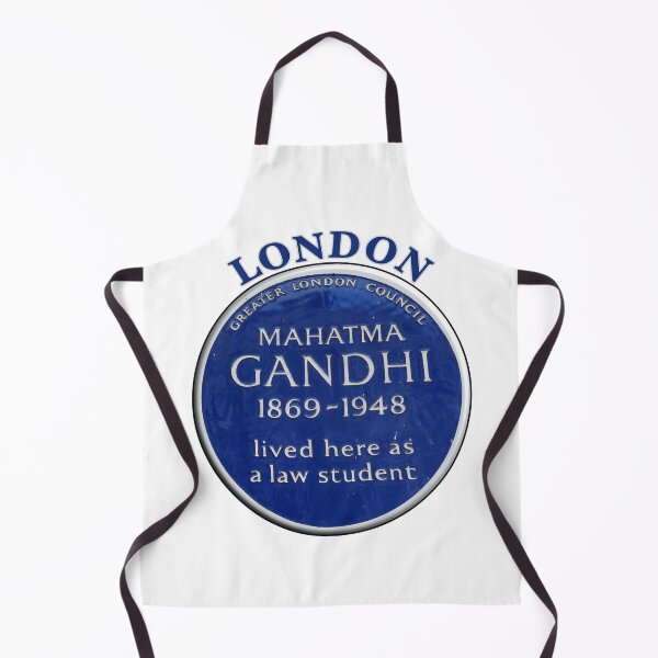 Item preview, London Mahatma Gandhi Blue Plaque designed and sold by OurHomeImages.