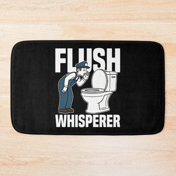 Item preview, FLUSH WHISPERER - PLUMBER designed and sold by KEF Custom.