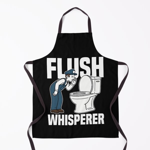 Item preview, FLUSH WHISPERER - PLUMBER designed and sold by KEF Custom.