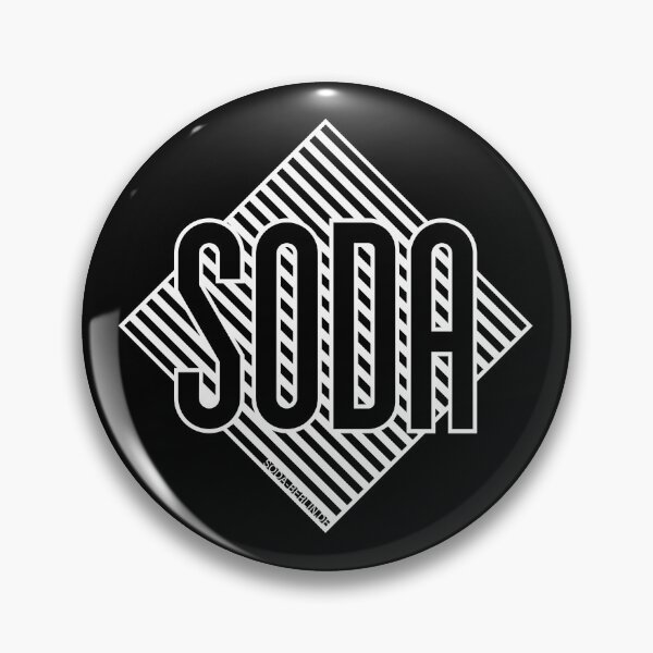 Artikelvorschau, Soda Club Berlin Schwarz-Weiß-Logo entworfen und verkauft von AstroWolf Studio.