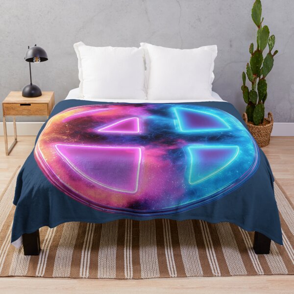 Item preview, Neon cosmic emblem – galactic number 4 energy designed and sold by LoomisDreams.