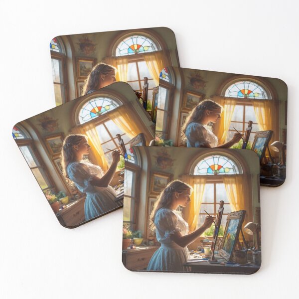 Item preview, The Painter’s Retreat: A Victorian Woman at Her Art Desk designed and sold by BlareBlare.
